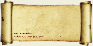 Jadranka Pavičević vizit kartica